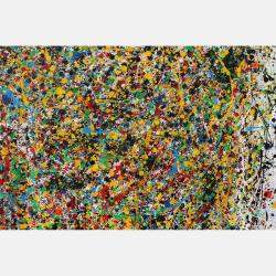 Snow Nature - Style Jackson Pollock By Juan Jose Garay, Spain,2020 (100 X 140)
