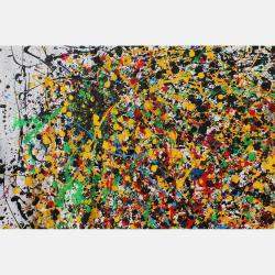 Snow Nature - Style Jackson Pollock By Juan Jose Garay, Spain,2020 (100 X 140)