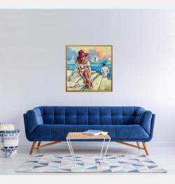 In The Colors Of Joy By Larissa Abtova, Netherlands,2023 (60 X 60)
