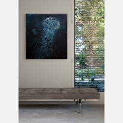 Jelly Fish NÂ°3 By Lele De Bonis, Italy,2021 (110 X 100)
