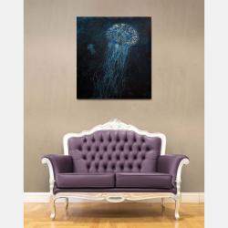 Jelly Fish NÂ°3 By Lele De Bonis, Italy,2021 (110 X 100)