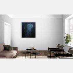 Jelly Fish NÂ°3 By Lele De Bonis, Italy,2021 (110 X 100)