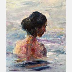 Cold Water By Liubou Sas, Belarus,2022 (60 X 50)