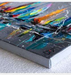 Colorful Yachts By Liubov Kuptsova, Ukraine,2023 (40 X 60)