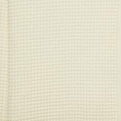 Loewe Ivory Logo Cotton Waffle Fringed Beach Towel 