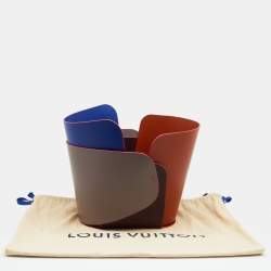 Louis Vuitton Multicolor Leather Overlay Bowl Wide By Patricia Urquiola
