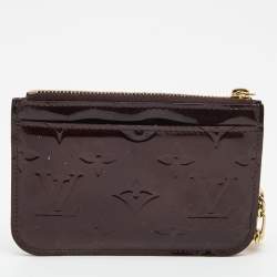 Louis Vuitton Amarante Monogram Vernis Key Pouch
