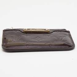 Louis Vuitton Amarante Monogram Vernis Key Pouch