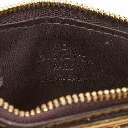 Louis Vuitton Amarante Monogram Vernis Key Pouch