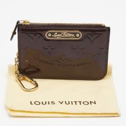 Louis Vuitton Amarante Monogram Vernis Key Pouch