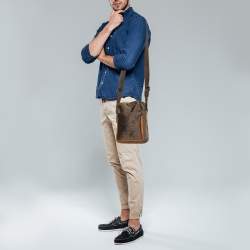 Louis Vuitton Terre Damier Geant Canvas Mini Citadin Messenger Bag at  1stDibs