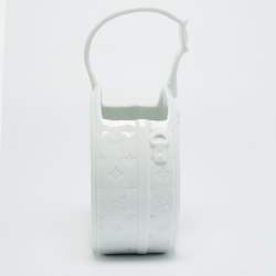 مملوكة مسبقًا Louis Vuitton Petite Boite Chapeau Vase White Monogram Porcelain