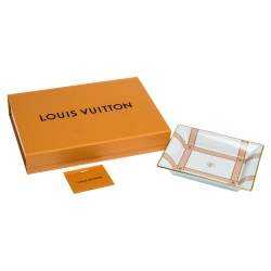 Louis Vuitton White Ceramic Marcel MM Valet Tray