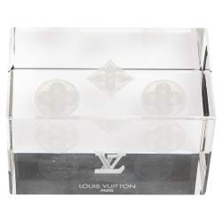 Louis Vuitton Monogram Crystal Paper Weight