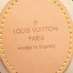 Louis Vuitton Beige/White Leather and Monogram Canvas Doudou Lewis Toy
