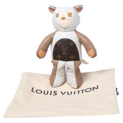 Louis Vuitton Monogram Leather Dou Dou Louis Bear