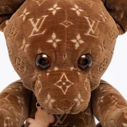 Louis Vuitton Monogram Velour DouDou Teddy Bear 