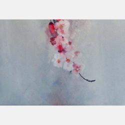 Les Fleurs Du Cerisier By Lydie Massou, France,2021 (100 X 100)