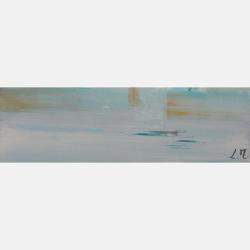 La Mer Et Les Dunes By Lydie Massou, France,2021 (40 X 40)