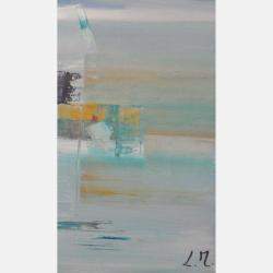 La Mer Et Les Dunes By Lydie Massou, France,2021 (40 X 40)
