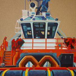 Rr Rimorchiatori Riuniti By Manuel Di Chiara, Italy,2019 (132 X 119)