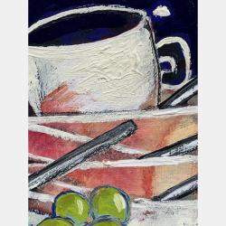 Bodegon Nocturno By Maria Burgaz, Spain,2020 (30 X 42)