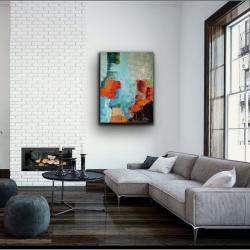Abstraction â Corauxâ By Marie Rouach, Israel,2022 (120 X 90)