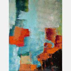 Abstraction â Corauxâ By Marie Rouach, Israel,2022 (120 X 90)