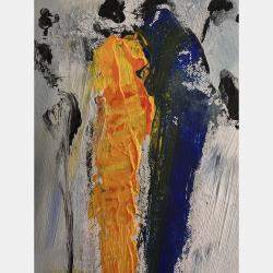 Foule Abstraite By Marie Rouach, Israel,2024 (40 X 60)