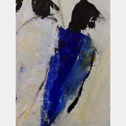 Foule Abstraite By Marie Rouach, Israel,2024 (40 X 60)