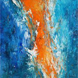 Fusion By Michel Saint-Luc, France,2022 (25 X 25)