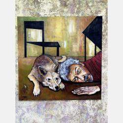 Just The Two Of Us By Mikhail Baranovskiy, Israel,2024 (90 X 90)