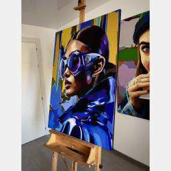 Girl From The Future By Nana Artamonova, Spain,2024 (110 X 80)