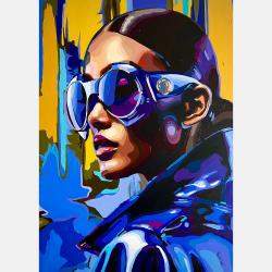 Girl From The Future By Nana Artamonova, Spain,2024 (110 X 80)