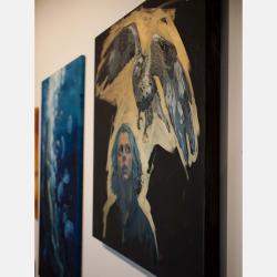 Madchen Und Ein Falke By Oleksii Gnievyshev, Germany,2021 (80 X 80)