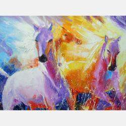 Fire Horses By Olha Darchuk, Ukraine,2017 (70 X 100)