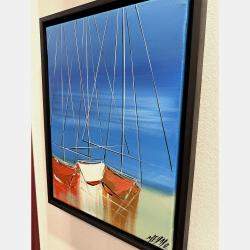 Le Temps Qui Passe... (Esprit Voile) By Olivier Messas, France,2023 (40 X 30)