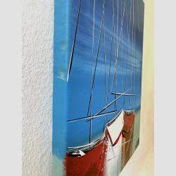 Le Temps Qui Passe... (Esprit Voile) By Olivier Messas, France,2023 (40 X 30)