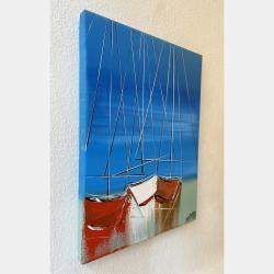 Le Temps Qui Passe... (Esprit Voile) By Olivier Messas, France,2023 (40 X 30)