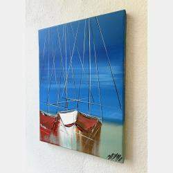 Le Temps Qui Passe... (Esprit Voile) By Olivier Messas, France,2023 (40 X 30)