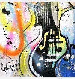Variations For Pop Violins By Patrick Cornee, France,2023 (40 X 120)