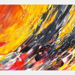 Fire Wave Xxl 1 By Peter Nottrott, Germany,2020 (100 X 200)