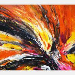 Fire Wave Xxl 1 By Peter Nottrott, Germany,2020 (100 X 200)