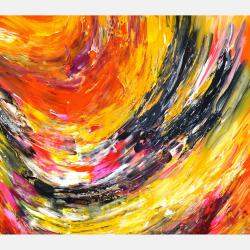 Fire Wave Xxl 1 By Peter Nottrott, Germany,2020 (100 X 200)