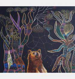 Meditation De L'Ours Iii By Philippe Abril, France,2023 (46 X 33)