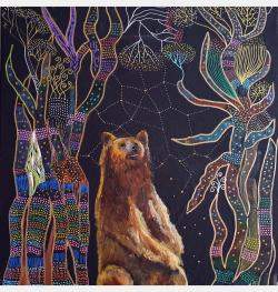 Meditation De L'Ours Iii By Philippe Abril, France,2023 (46 X 33)
