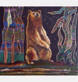 Meditation De L'Ours Iii By Philippe Abril, France,2023 (46 X 33)