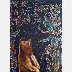 Meditation De L'Ours Iii By Philippe Abril, France,2023 (46 X 33)