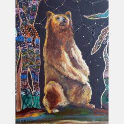 Meditation De L'Ours Iii By Philippe Abril, France,2023 (46 X 33)