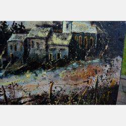 Village Ardennais By Pol Ledent, Belgium,2018 (50 X 60)